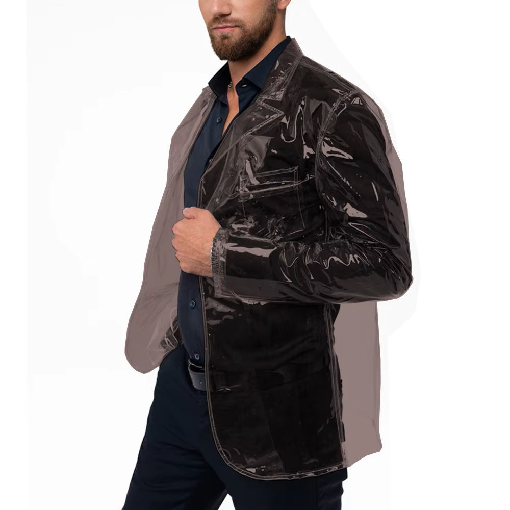Clear Vinyl Blazer