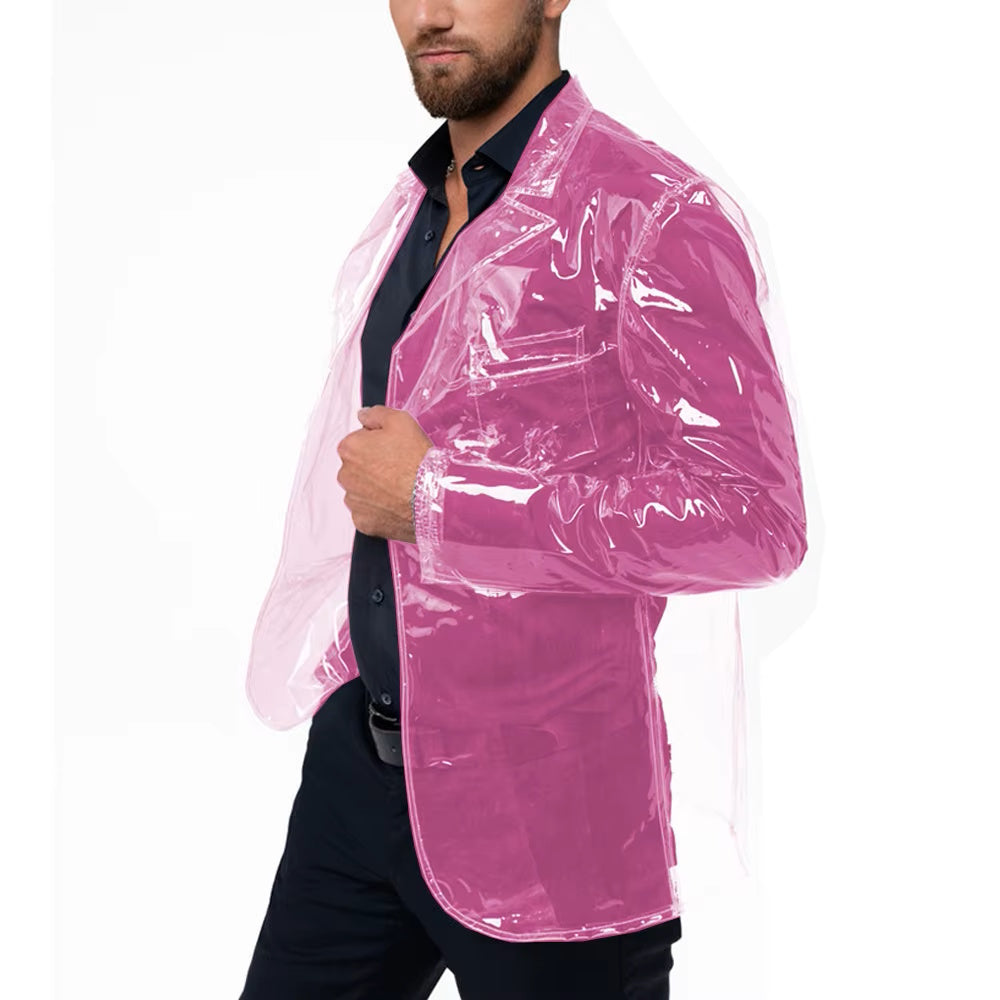 Clear Vinyl Blazer