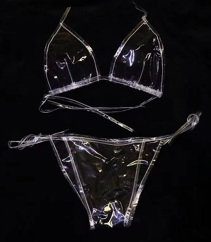 Clear Vinyl Brazen Bikini