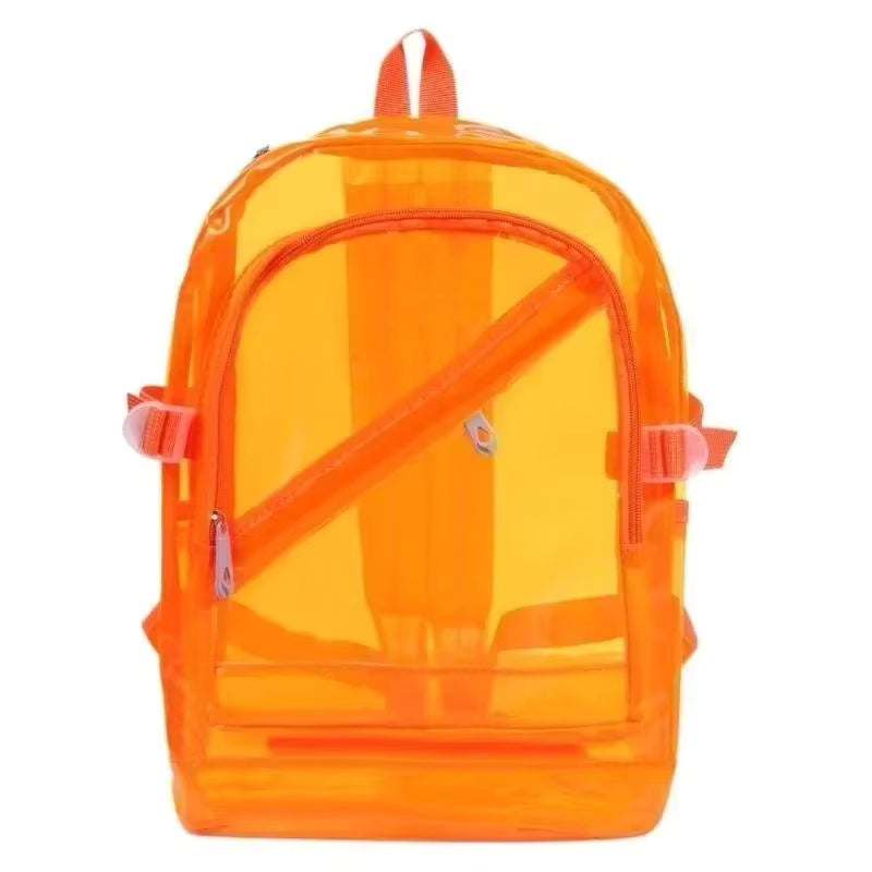 Clear Vinyl Jelly Backpack