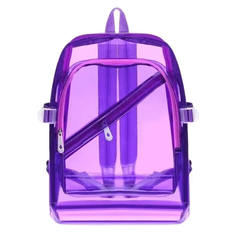Clear Vinyl Jelly Backpack
